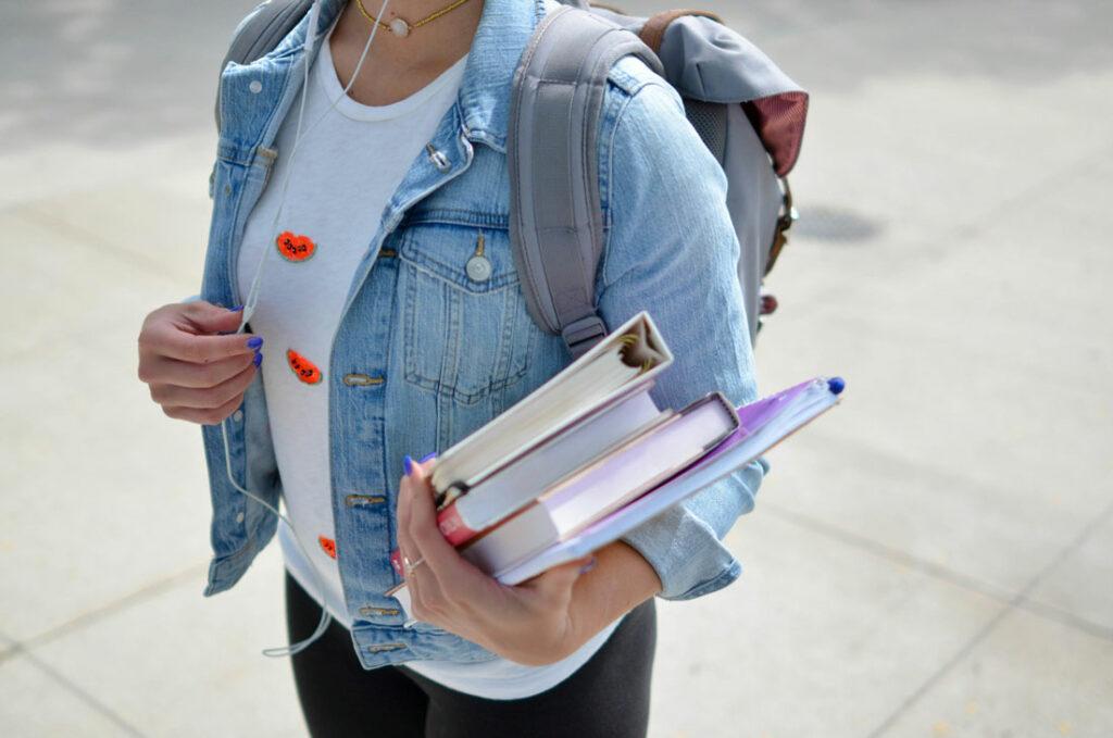 girl at school